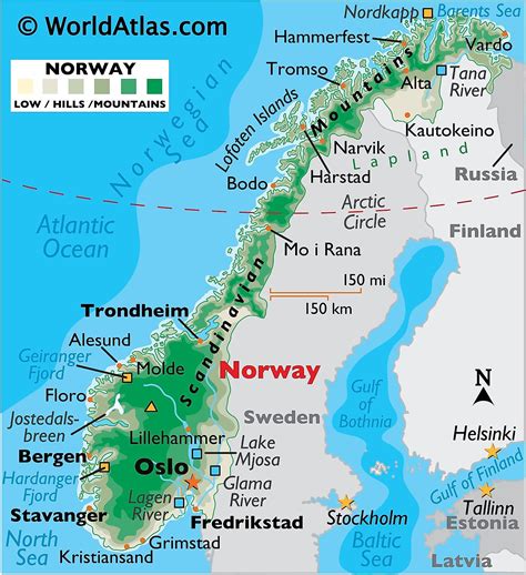 norway map with cities|Norway Maps & Facts .